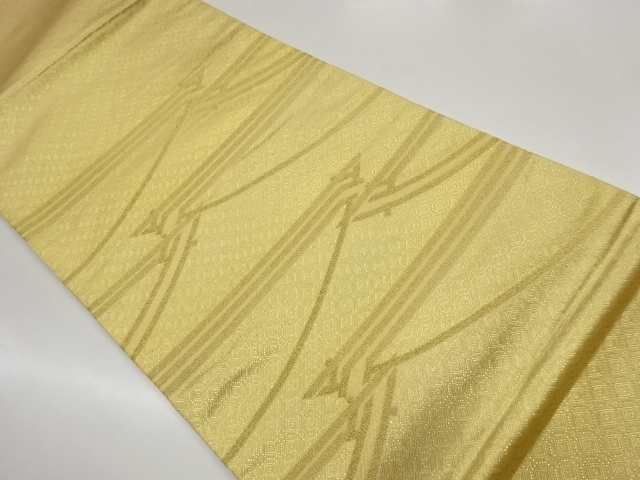 JAPANESE FUKURO OBI / SAGANISHIKI / WOVEN ABSTRACT STRIPE